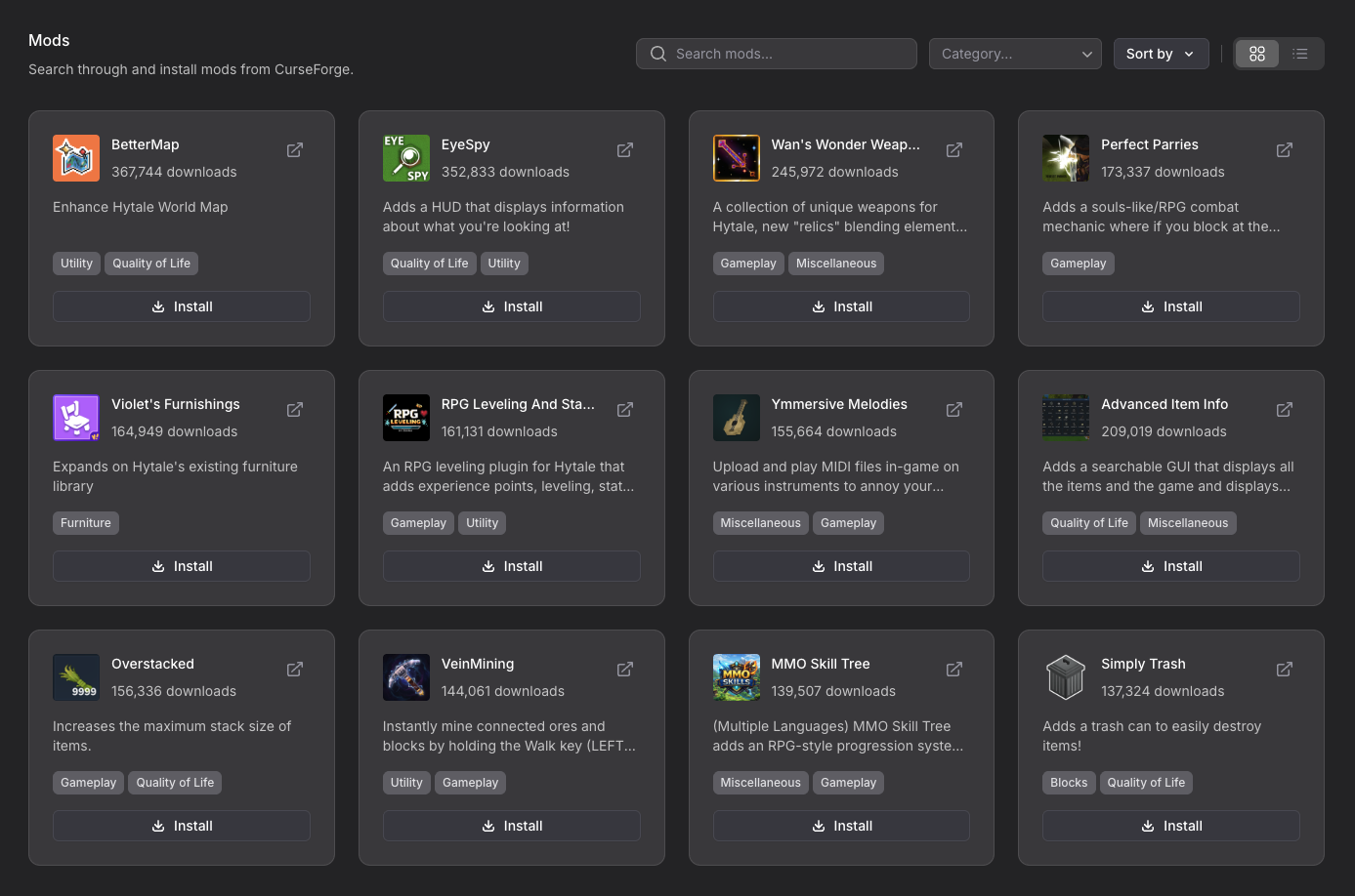 Hytale modded server hosting