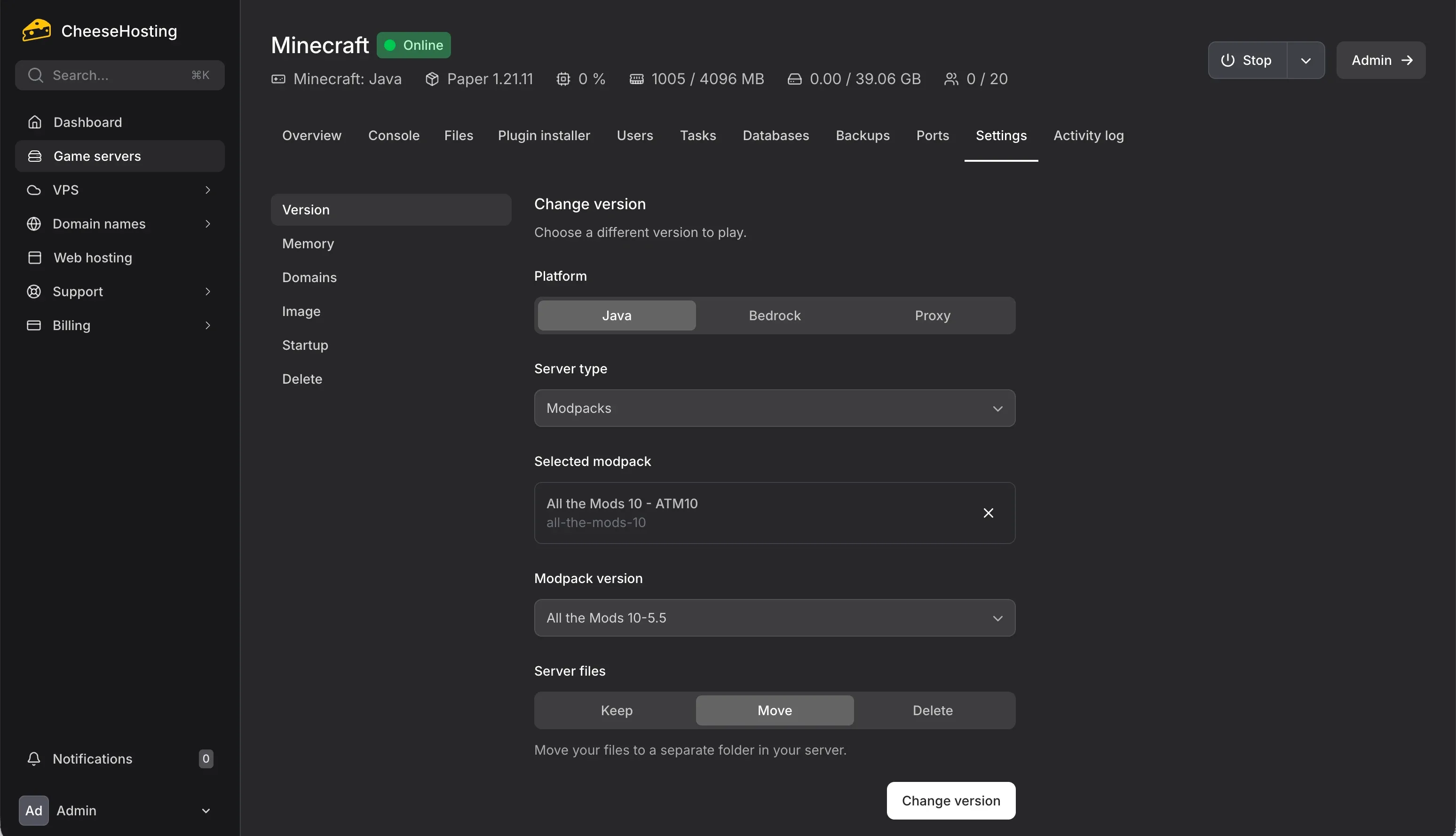 Minecraft modpack installer