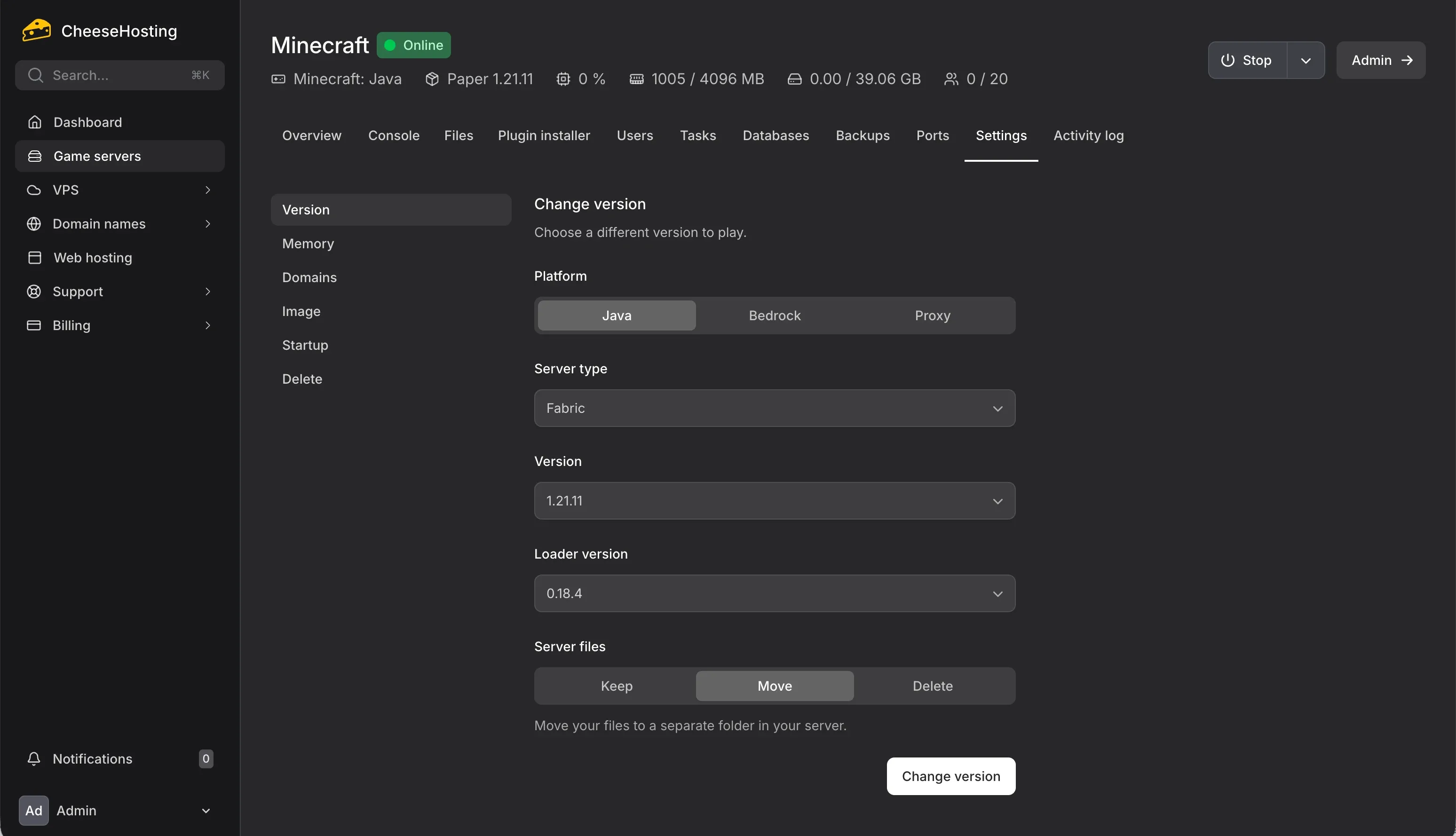 Minecraft version installer