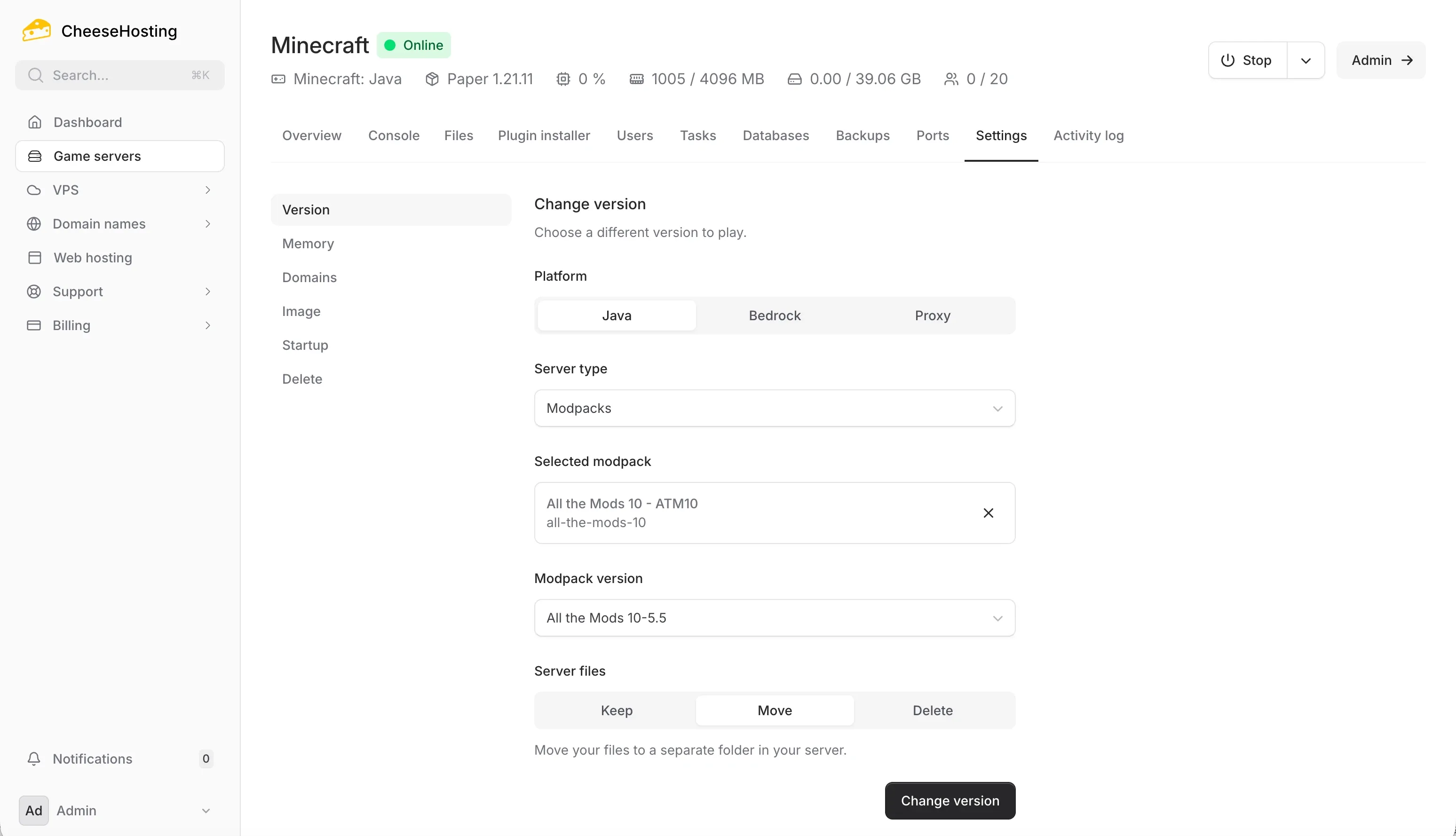 Minecraft modpack installer