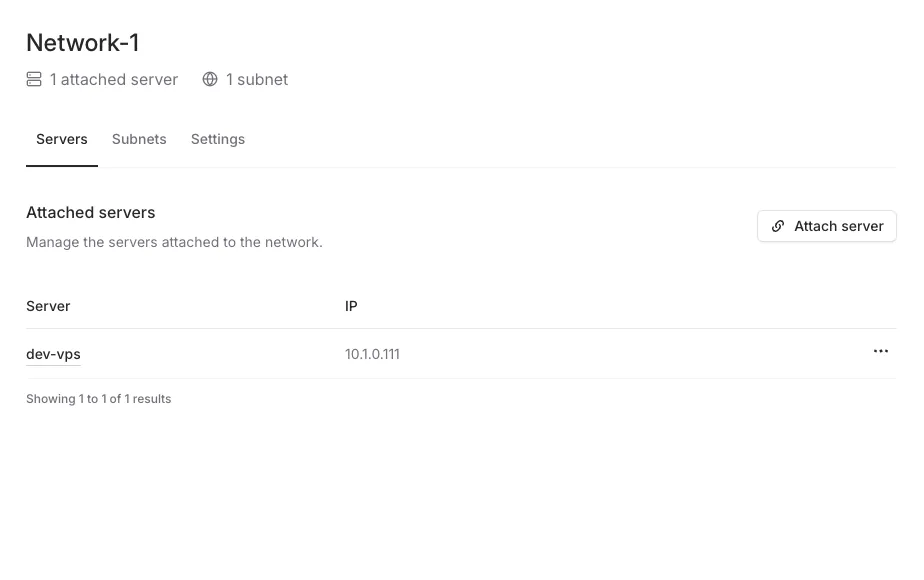 Private networking configuration for a CheeseHosting VPS
